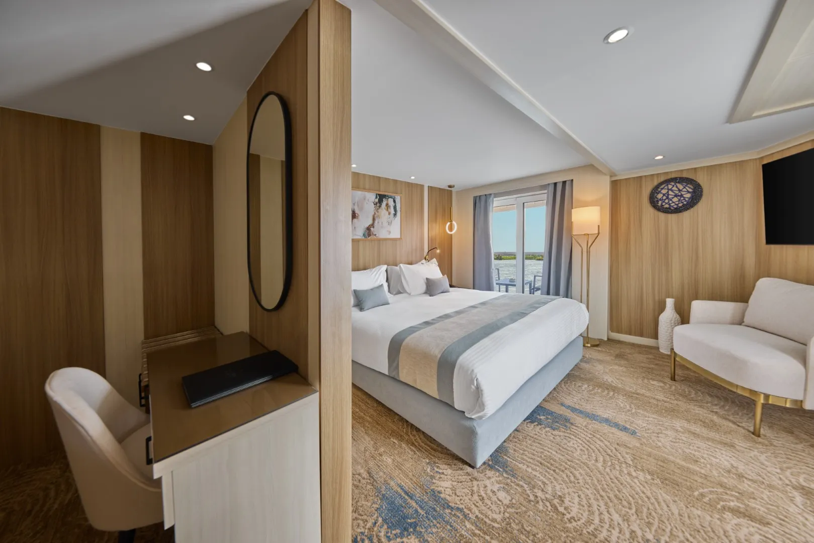 Cabin aboard the Cleopatra Luxury Cruise & Spa Nile cruise